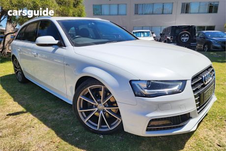 White 2015 Audi A4 Wagon 2.0 Tfsi Ambitn Avant Quattro