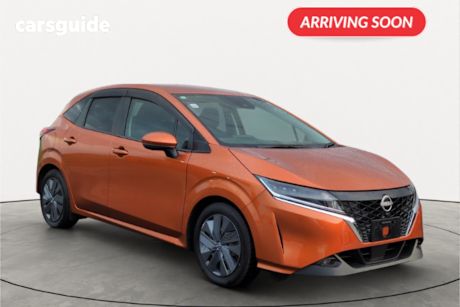 Orange 2021 Nissan Note Hatch E-POWER X