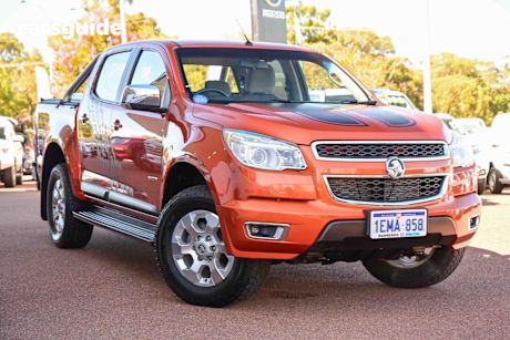 Orange 2014 Holden Colorado Crew Cab Pickup Ltz (4X4)