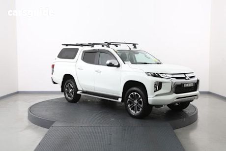 White 2020 Mitsubishi Triton Double Cab Pick Up Gls (4X4)