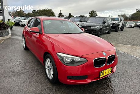 Red 2012 BMW 1 Hatch 116I R
