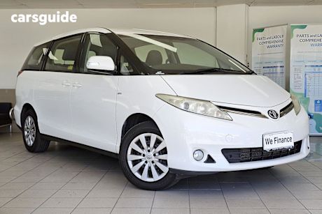 White 2013 Toyota Tarago Wagon Gli