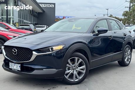 Blue 2024 Mazda CX-30 Wagon G20 Evolve (Fwd)