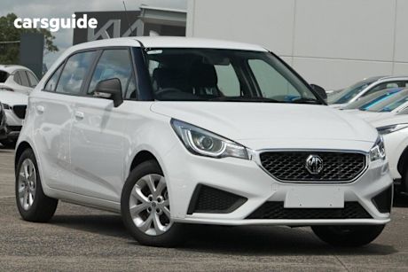 White 2024 MG MG3 Hatchback Core