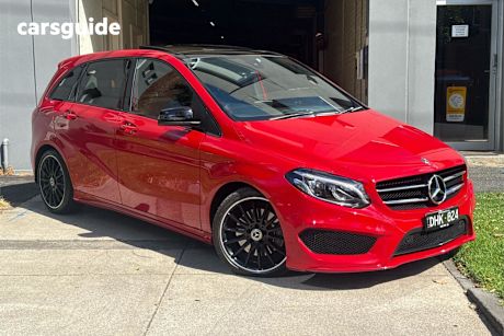 Red 2017 Mercedes-Benz B250 Hatchback 4Matic