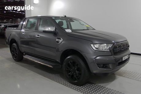 Grey 2018 Ford Ranger Crew Cab Pickup Xlt 3.2 Hi-Rider (4X2)