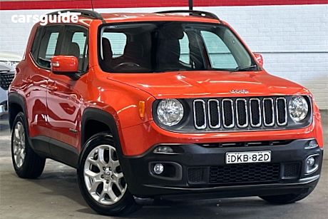 Orange 2016 Jeep Renegade Wagon Longitude