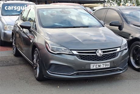 Grey 2017 Holden Astra Hatchback Rs-V