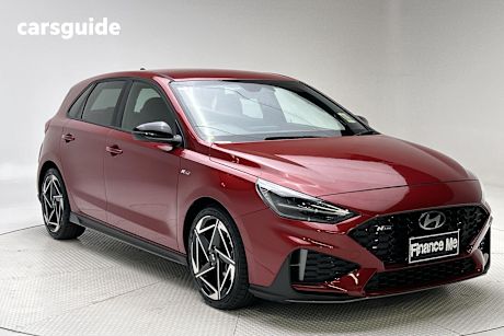 Red 2024 Hyundai I30 Hatchback N Line Prm Mhev