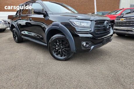 Black 2025 GWM Cannon Dual Cab Utility Vanta (4X4)