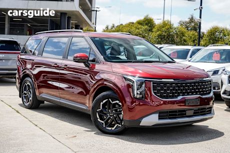 Red 2025 Kia Carnival Wagon Sport