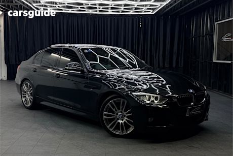 Black 2014 BMW 320I Sedan High Line