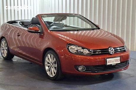 Red 2014 Volkswagen Golf Cabriolet 118 Tsi