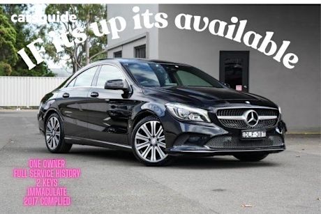 Black 2016 Mercedes-Benz CLA200 Coupe
