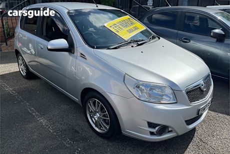 Silver 2011 Holden Barina Hatchback