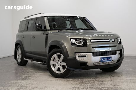 Green 2020 Land Rover Defender Wagon 110 P400 X-Dynamic S (294Kw)