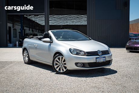 Silver 2011 Volkswagen Golf Cabriolet 118 Tsi