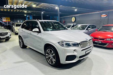 Silver 2014 BMW X5 Wagon Xdrive 40D