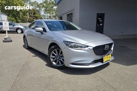 Silver 2022 Mazda 6 Sedan Sport