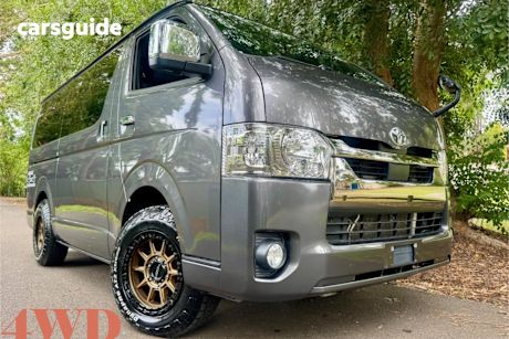 Grey 2021 Toyota HiAce SUV 4WD SUPER GL