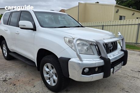 White 2009 Toyota Landcruiser Prado Wagon Gxl (4X4)