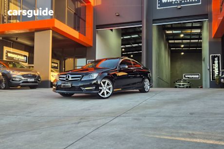 Black 2014 Mercedes-Benz C250 Coupe Cdi