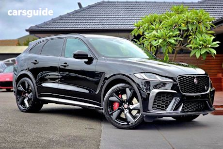 Black 2021 Jaguar F-Pace Wagon Svr (405Kw)