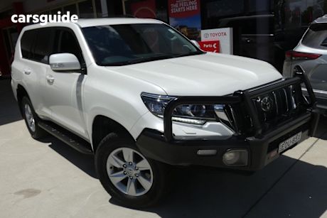 White 2021 Toyota Landcruiser Prado Wagon Gxl