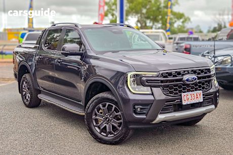 Grey 2023 Ford Ranger Double Cab Pick Up Wildtrak 3.0 (4X4)
