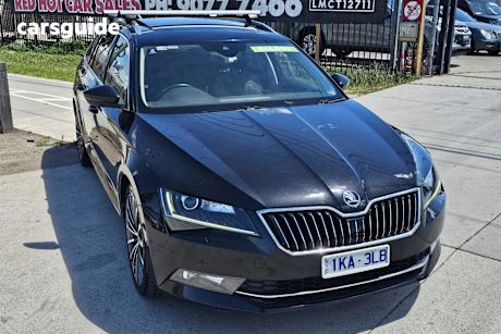 Black 2017 Skoda Superb Wagon 162 Tsi