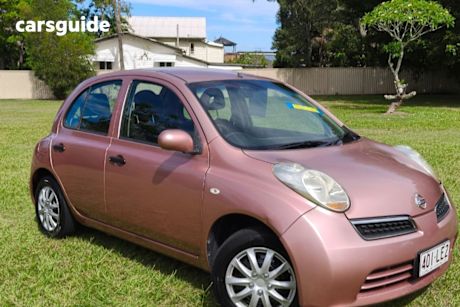 Pink 2008 Nissan Micra Hatchback City Collection