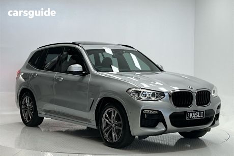 Silver 2018 BMW X3 Wagon Xdrive 20D