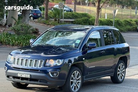 Blue 2014 Jeep Compass Wagon Limited (4X4)