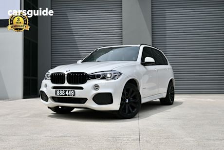 White 2015 BMW X5 Wagon Xdrive 30D