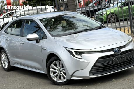 Silver 2022 Toyota Corolla Sedan Ascent Sport Hybrid