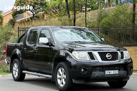 Black 2012 Nissan Navara Dual Cab Pick-up St-X (4X4)