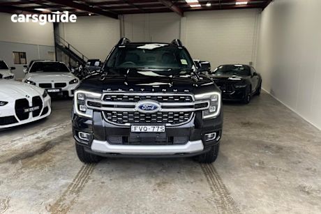 Black 2025 Ford Ranger Double Cab Pick Up Platinum 3.0 (4X4)