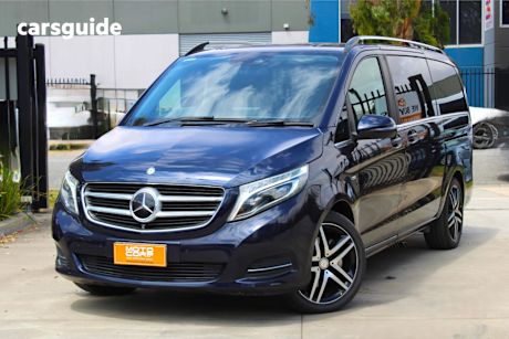 Blue 2016 Mercedes-Benz V250 Wagon D Avantgarde