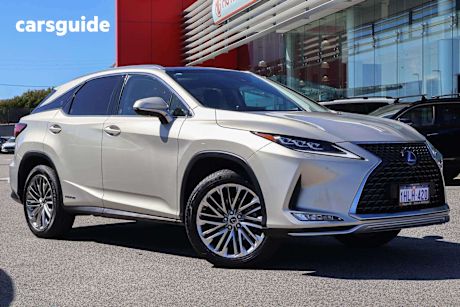 Silver 2021 Lexus RX450H Wagon Sports Luxury Hybrid