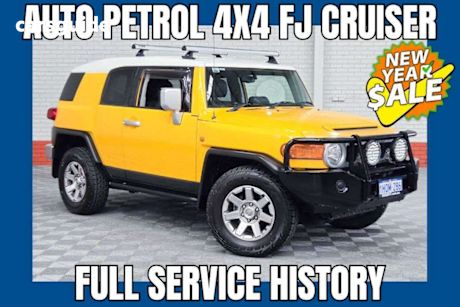 Yellow 2016 Toyota FJ Cruiser Wagon