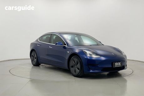 Blue 2019 Tesla Model 3 Sedan Standard Range Plus