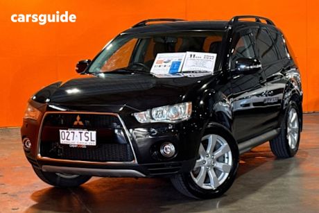 Black 2012 Mitsubishi Outlander Wagon Xls