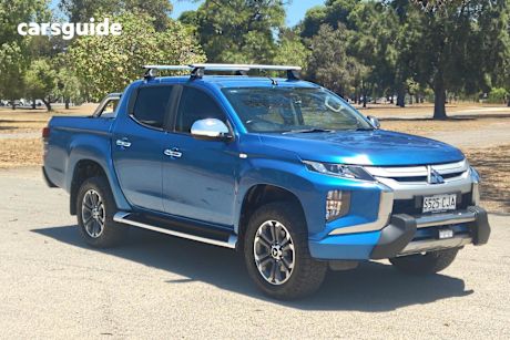 Blue 2020 Mitsubishi Triton Double Cab Pick Up Glx-R (4X4)