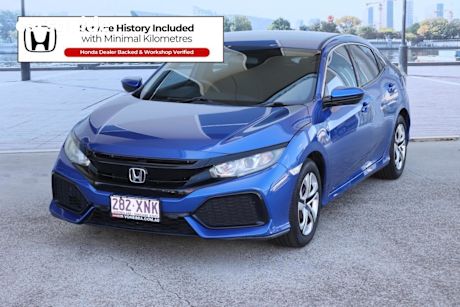 Blue 2017 Honda Civic Hatchback Vti