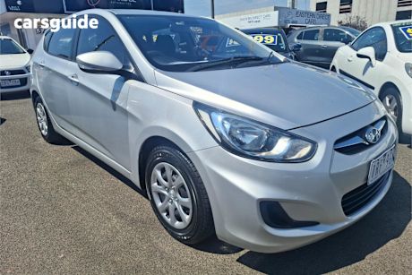 Silver 2012 Hyundai Accent Hatchback Active