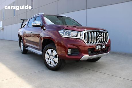 Burgundy 2018 LDV T60 Double Cab Utility Luxe (4X4)