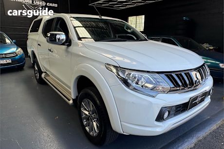 White 2018 Mitsubishi Triton Dual Cab Utility Gls (4X4)
