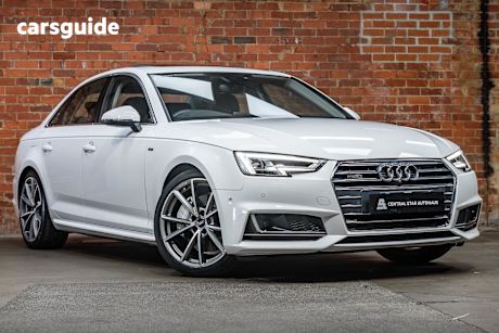 White 2018 Audi A4 Sedan 2.0 Tfsi Quattro S Tronic S Ln