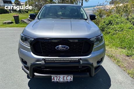 Silver 2022 Ford Ranger Ute Tray