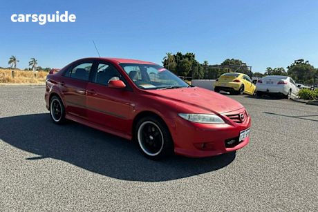 Red 2003 Mazda 6 Hatchback Classic